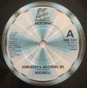 Rockwell - Somebody's Watching Me (7", Single, Sol)