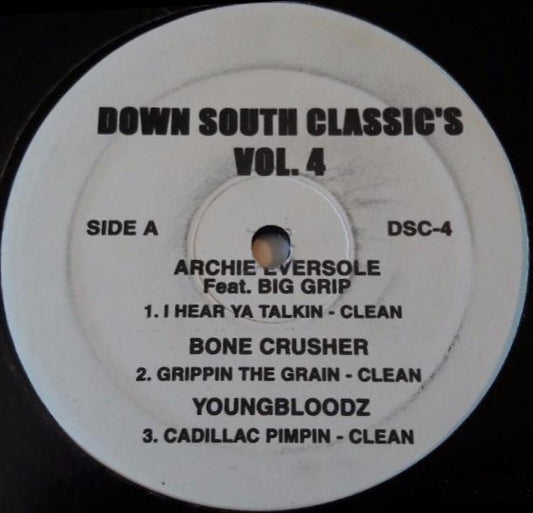 Various - Down South Classics Vol. 4 (12", Unofficial)