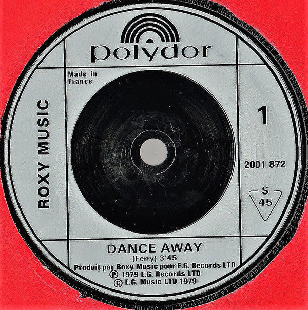 Roxy Music - Dance Away (7")