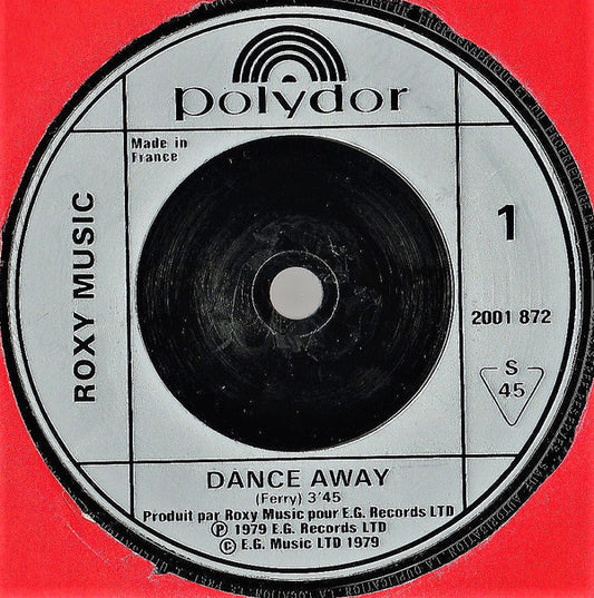 Roxy Music - Dance Away (7")