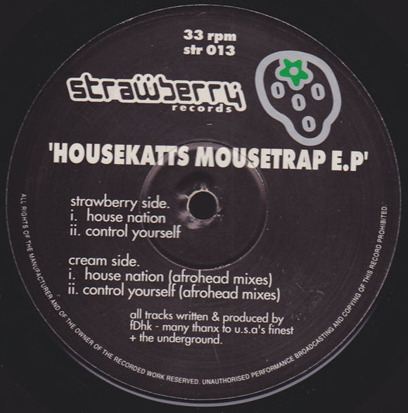 Felix Da Housecat - Housekatts Mousetrap E.P (12