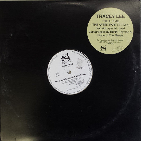 Tracey Lee - The Theme (The After Party Remix) (12", Promo)