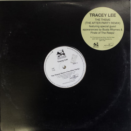 Tracey Lee - The Theme (The After Party Remix) (12", Promo)