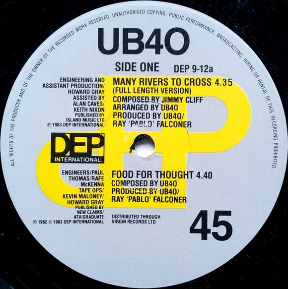 UB40 - Many Rivers To Cross (12