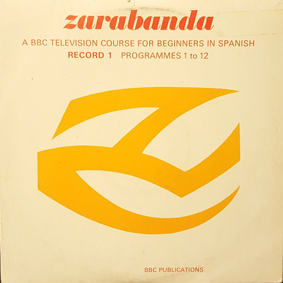 No Artist - Zarabanda - Record 1 (LP)