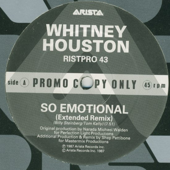 Whitney Houston - So Emotional (12