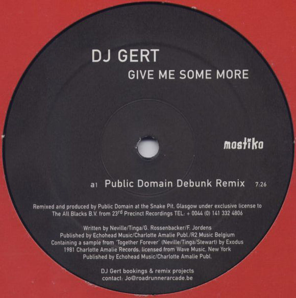 DJ Gert - Give Me Some More (12