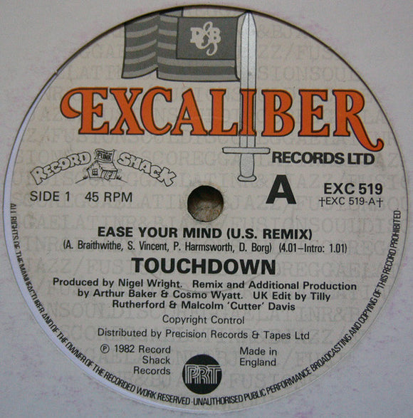 Touchdown - Ease Your Mind (U.S. Remix) (7