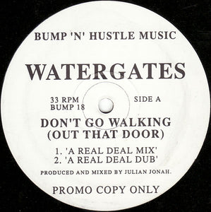 Watergates - Don't Go Walking (Out That Door) (12", Promo)