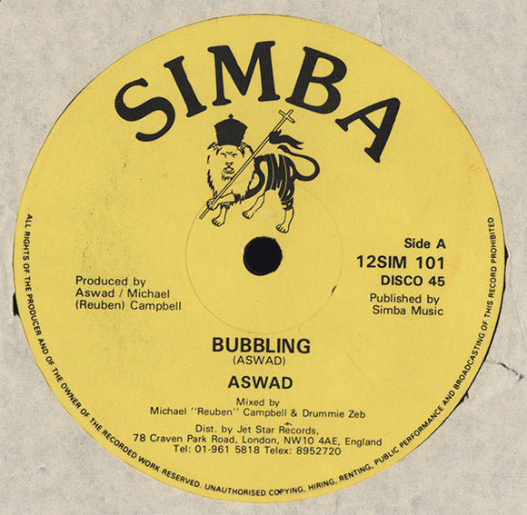 Aswad - Bubbling (12