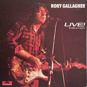 Rory Gallagher - Live! In Europe (LP, Album, Gat)