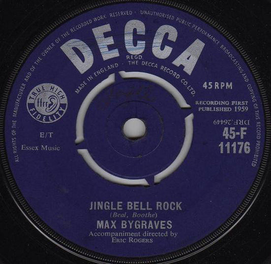 Max Bygraves - Jingle Bell Rock (7", Single)