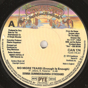 Donna Summer / Barbra Streisand - No More Tears (Enough Is Enough) (7", Single)