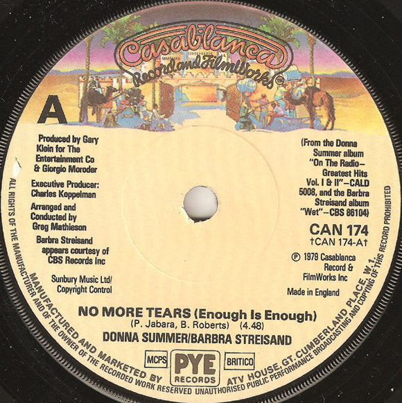 Donna Summer / Barbra Streisand - No More Tears (Enough Is Enough) (7