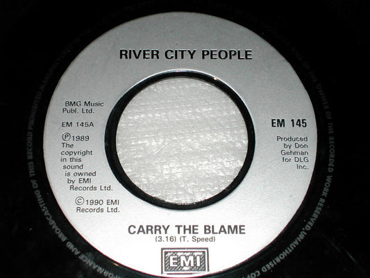 River City People - Carry the Blame - California Dreamin' (7", Single, Sil)
