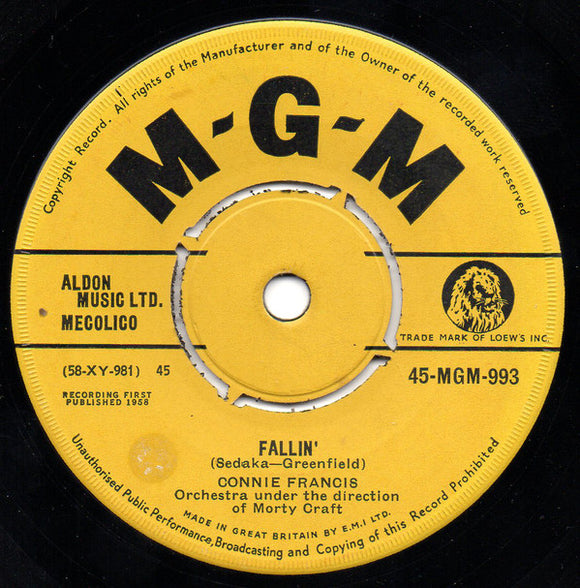 Connie Francis - I'll Get By / Fallin' (7