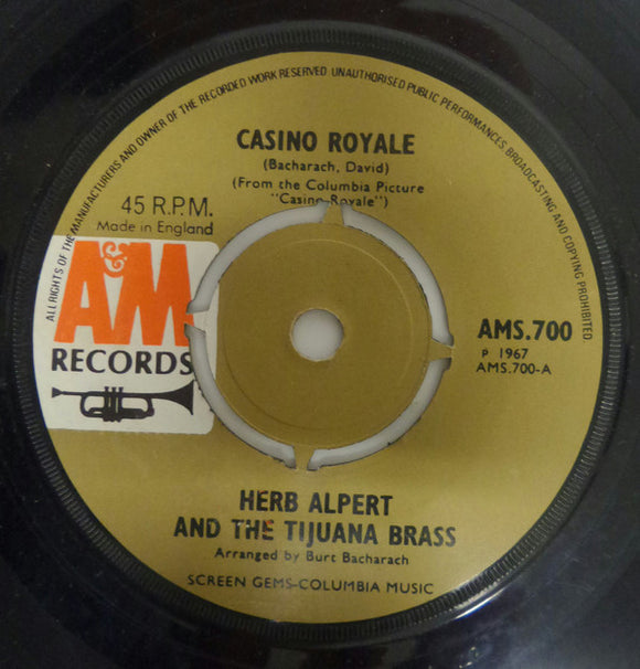 Herb Alpert And The Tijuana Brass* - Casino Royale (7