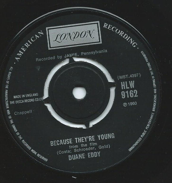 Duane Eddy - Because They're Young (7