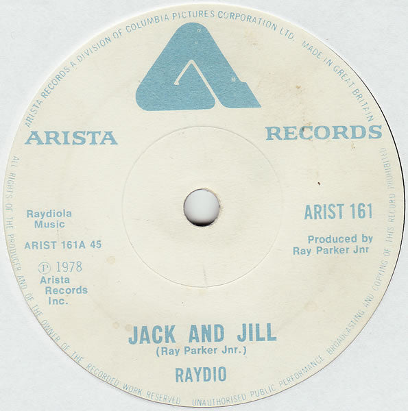 Raydio - Jack And Jill (7")
