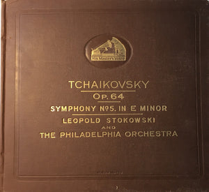 Tchaikovsky* / Leopold Stokowski And The Philadelphia Orchestra - Op. 64 Symphony No.5. In E Minor (6xShellac, 12", Album)