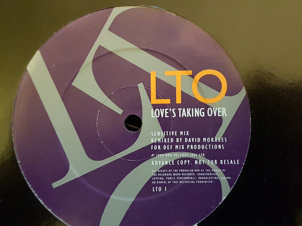 Imagination - Love's Taking Over (Sensitive Mix) (12", Promo)