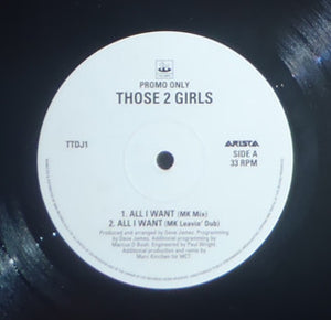 Those 2 Girls - All I Want (12", Promo)
