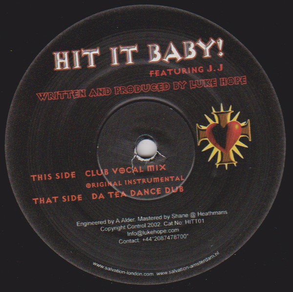 Luke Hope - Hit It Baby! (12")