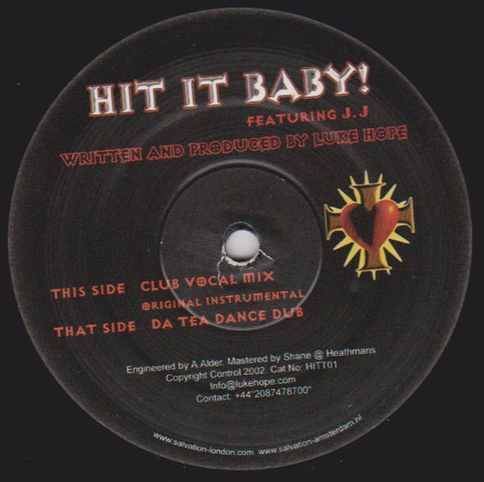 Luke Hope - Hit It Baby! (12")