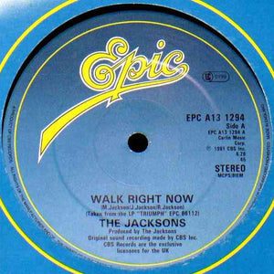 The Jacksons - Walk Right Now (12")