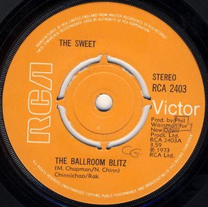 The Sweet - The Ballroom Blitz (7", Single, Kno)