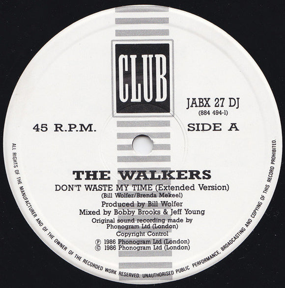 The Walkers - Don't Waste My Time (12