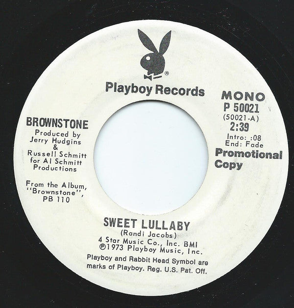 Brownstone (2) - Sweet Lullaby (7", Single, Promo)