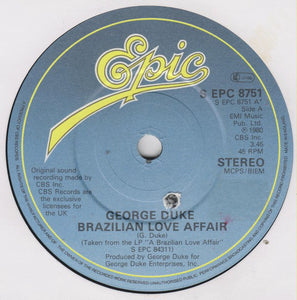 George Duke - Brazilian Love Affair (7", Single)