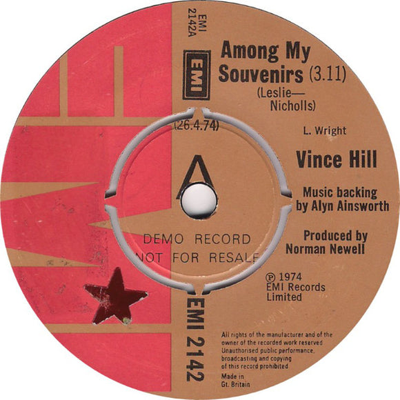 Vince Hill - Among My Souvenirs (7