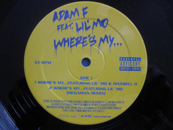 Adam F Feat. Lil' Mo - Where's My..? (12