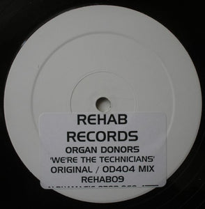Organ Donors - We're The Technicians (12", W/Lbl)