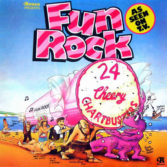 Various - Fun Rock - 24 Cheery Chartbusters (LP, Comp, Mono)