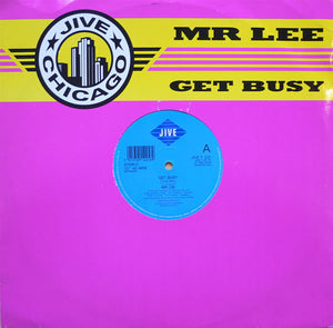 Mr. Lee - Get Busy (12", Blu)