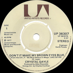 Crystal Gayle - Don't It Make My Brown Eyes Blue (7", Single)