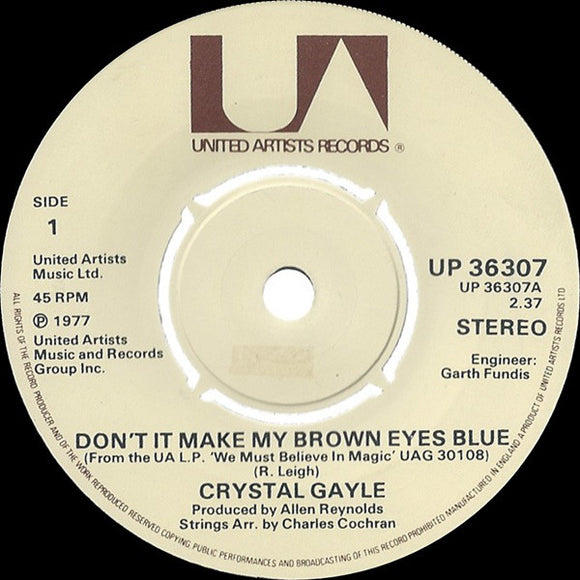 Crystal Gayle - Don't It Make My Brown Eyes Blue (7