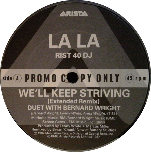 La La - We'll Keep Striving (12