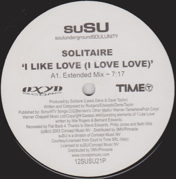 Solitaire - I Like Love (I Love Love) (12