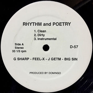 Various - Rhythm And Poetry / Last Minute Cleanup (12")