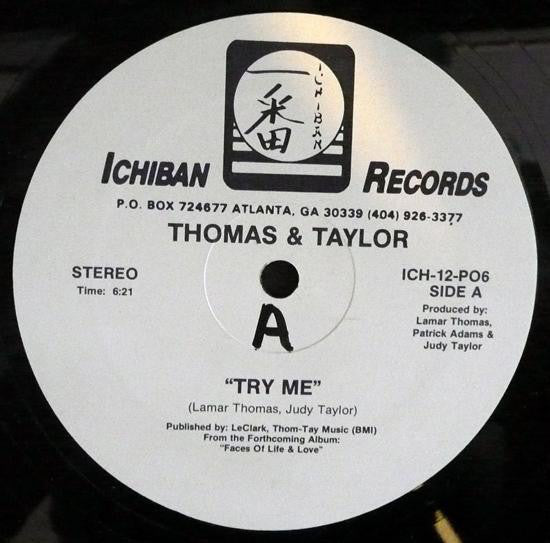 Thomas & Taylor - Try Me (12