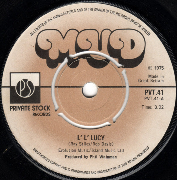 Mud - L' L' Lucy (7", Single)