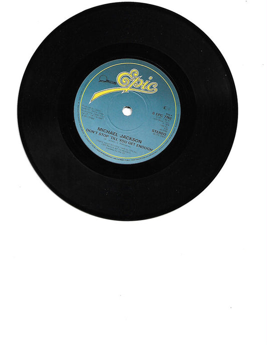 Michael Jackson - Don't Stop 'Til You Get Enough (7", Single, Blu)