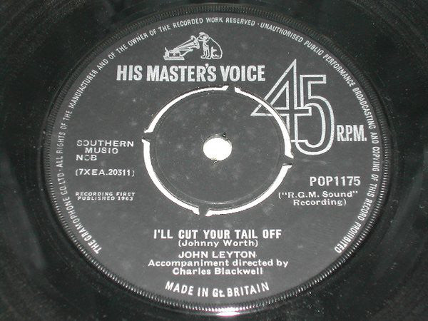 John Leyton - I'll Cut Your Tail Off (7")