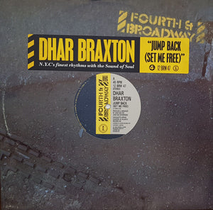 Dhar Braxton - Jump Back (Set Me Free) (12", Single, Com)