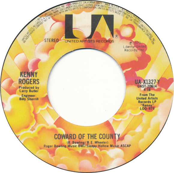 Kenny Rogers - Coward Of The County / I Want To Make You Smile (7