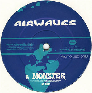 Airwaves (3) - Monster / Junkmail (12", Promo)